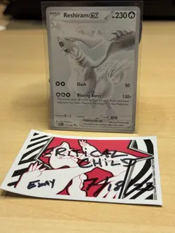 Reshiram EX 173/086 - White Flare English Pokemon Black-White Rare (BWR) - Image 1