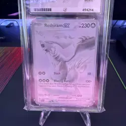 Pokemon Reshiram EX White Flare 173/086 BWR - English - ACE 9 - Image 2