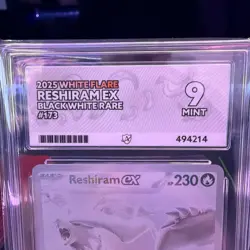 Pokemon Reshiram EX White Flare 173/086 BWR - English - ACE 9 - Image 3