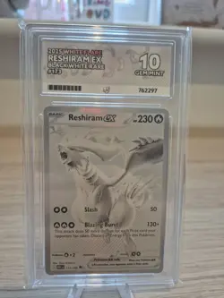 Reshiram EX 173/086 White Flare ACE 10 English Pokemon Card. ALL SUBGRADES 10's. - Image 1