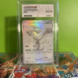 Pokemon TCG Reshiram EX White Flare Card 173/086 Ace Graded 10 - Image 1