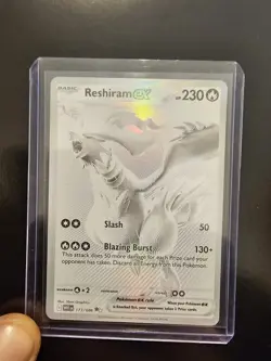 Pokemon TCG Reshiram EX White Flare Rare English Card 173/086 - Image 1