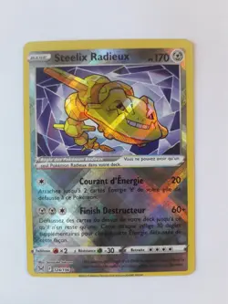 Carte Pokemon : Steelix Radieux 124/196 Origine Perdue EB11 NM FR - Image 1