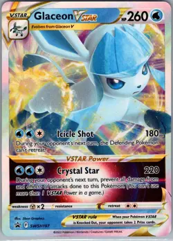 Glaceon VSTAR - Promo SWSH: Sword & Shield Promo Cards SWSH197 LP-NM - Image 1