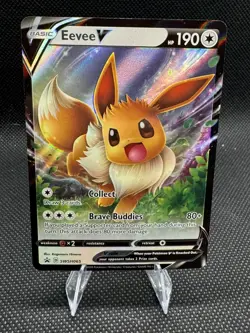 Eevee V - SWSH065 Holofoil SWSH: Sword & Shield Promo Cards Promo NM/M - Image 1