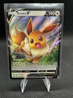 Eevee V - SWSH065 Holofoil SWSH: Sword & Shield Promo Cards Promo NM/M - Image 4