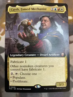 Cayth, Famed Mechanist (Extended Art) [Modern Horizons 3 Commander] - Image 1