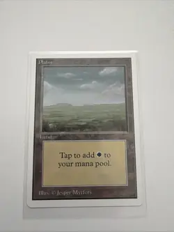 Magic The Gathering MTG PLAINS (C) Unlimited Edition LP Lightly Played - Image 1