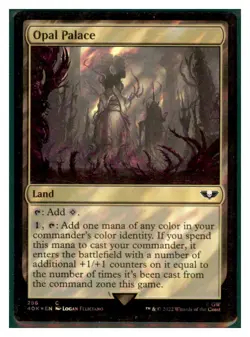 MTG - #286 Opal Palace - Universes Beyond: Warhammer 40,000 Surge Foil - Image 1