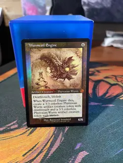 MTG Wurmcoil Engine (Schematic) The Brothers' War: Retro Frame Artifacts Foil LP - Image 1