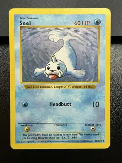 SEEL Pokemon Card - WOTC - Base Set - Shadowless - 41/102 - NM (A) - Image 2