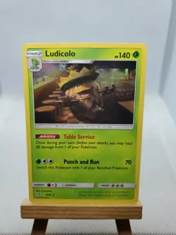 Pokemon Ludicolo 2/18 Detective Pikachu Holo Rare Card Sun & Moon - Image 1