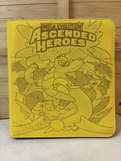 VaultX Ascended Heroes 12 Pocket XL Master Set Pokemon Binder Holds 624 Cards - Image 1