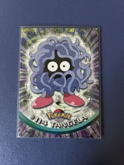 2000 Topps Pokemon TV Animation Edition Series 2 #114 Tangela Holo - Image 1
