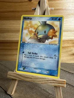 Pokemon Emerald Common Mudkip #56/106 Lightly played - Image 1