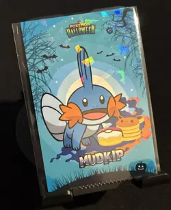 Rare Pokemon Halloween Full Art Mudkip Card Database Low Pop Card 🎃 - Image 1