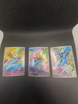 Pokemon TCG First Partner Illustration Collection Series 1 Alola GEN 7 Starters - Image 1