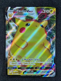 2020 Pokemon PIKACHU VMAX #044/185 Vivid Voltage Holo Ultra Rare English - Image 1