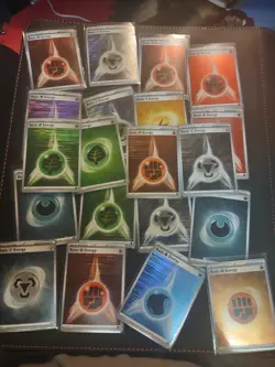 20 Random Holo Pokemon Basic Energy Card Lot NM/M For Collectors - Image 1