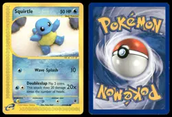 SQUIRTLE 131/165 C MP EXPEDITION BASE SET POKEMON - Image 1