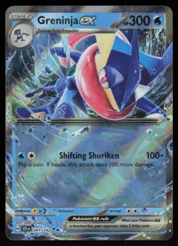GRENINJA EX 41/142 DOUBLE RARE STELLAR CROWN POKEMON NM/M - Image 1