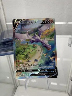 Aerodactyl V 180/196 Alt Art Pokemon Lost Origin English - NM - Image 1