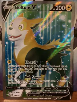 Boltund V 181/192 Ultra Rare Full Art Pokemon TCG NM - Image 1