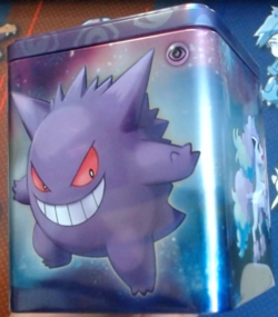 Pokemon Scarlet & Violet Psychic, Gengar Stackable Tin *only - Image 1