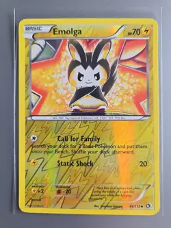 Emolga 49/113 Legendary Treasures LP/NM POKEMON Reverse Holo - Image 1
