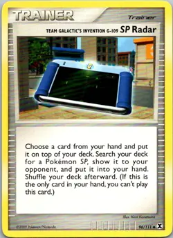 Team Galactic's Invention G-109 SP Radar 96/111 Rising Rivals Pokemon LP - Image 1