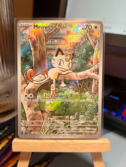Me02: Phantasmal Flames Pokemon TCG Meowth IR 106/094 NM Pokemon TCG - Image 1