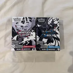 Pokemon Black Bolt And White Flare Booster Bundle Set Of 2 ✅ Sealed ✅ - Image 1