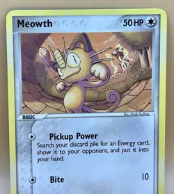 Meowth 77/113 – Delta Species - NM - 2005 Pokemon TCG - Image 2