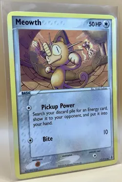Meowth 77/113 – Delta Species - NM - 2005 Pokemon TCG - Image 5