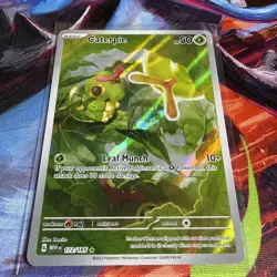 Caterpie 172/165 IR NM SV: Scarlet & Violet 151 Illustration Rare Pokemon TCG - Image 2