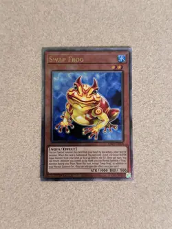 Yugioh Swamp Frog (Quarter Century Secret Rare) RA03-EN005 NM - Image 1