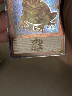 Yugioh Swamp Frog (Quarter Century Secret Rare) RA03-EN005 NM - Image 3