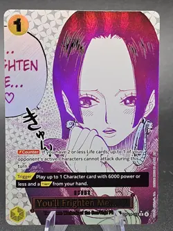 MINT One Piece The Azure Sea's Seven R Alternate Art You'll Frighten Me... - Image 1