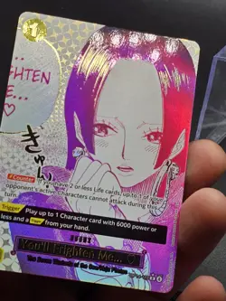 MINT One Piece The Azure Sea's Seven R Alternate Art You'll Frighten Me... - Image 3