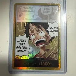 One Piece Gold DON!! OP15 ENGLISH Luffy Golden Bell - Adventure On Kamis Island - Image 1