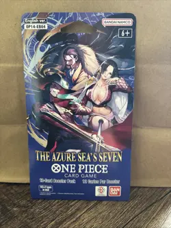 1x ONE PIECE TCG OP-14 - EB04 The Azure Sea’s Seven Booster Pack Sleeved English - Image 1