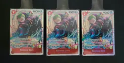 x3 Roronoa Zoro EB04-OP15 SR - Adventure On Kami’s Island - One Piece TCG - Image 1
