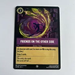 Disney Lorcana Demo Friends On The Other Side Card - Rare - Image 1