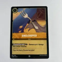 Disney Lorcana Demo Dinglehopper Card - Rare - Image 1