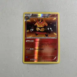 Pokemon TCG 2011 Black & White Base Set Card -- Emboar 20/114 Reverse Holo - Image 1
