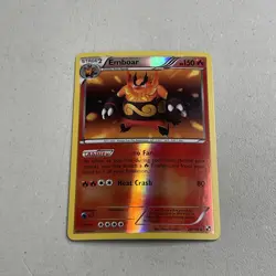 Pokemon TCG 2011 Black & White Base Set Card -- Emboar 20/114 Reverse Holo - Image 2