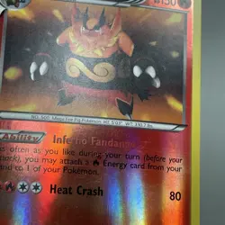 Pokemon TCG 2011 Black & White Base Set Card -- Emboar 20/114 Reverse Holo - Image 3