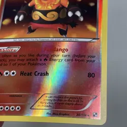 Pokemon TCG 2011 Black & White Base Set Card -- Emboar 20/114 Reverse Holo - Image 4