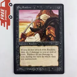 MTG Erg Raiders, Arabian Nights Magic The Gathering TCG Card - Image 1