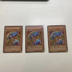 YuGIOh - 3 x 1st Edition MFC-000 Dark Magician Girl - North American Print LP - Image 2
